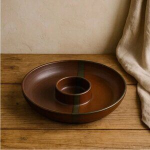 Pottery Colourblock Serving Platter